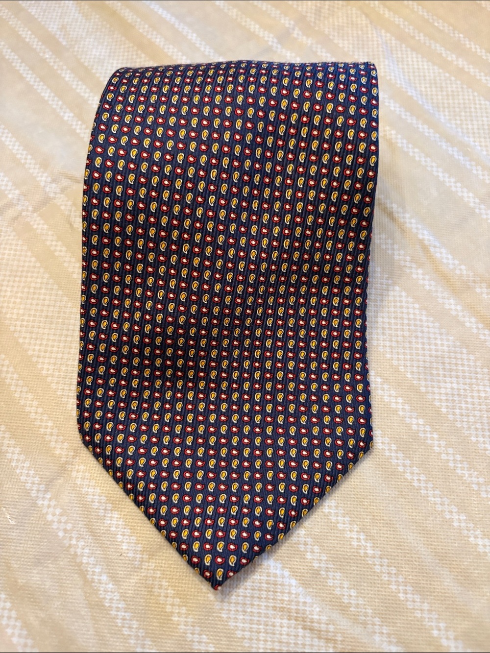 Lauren Ralph Lauren silk micro paisley print tie